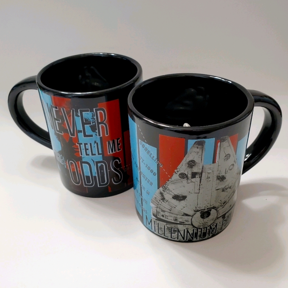 Set 2 Star Wars Millenium Falcon Coffee Mug